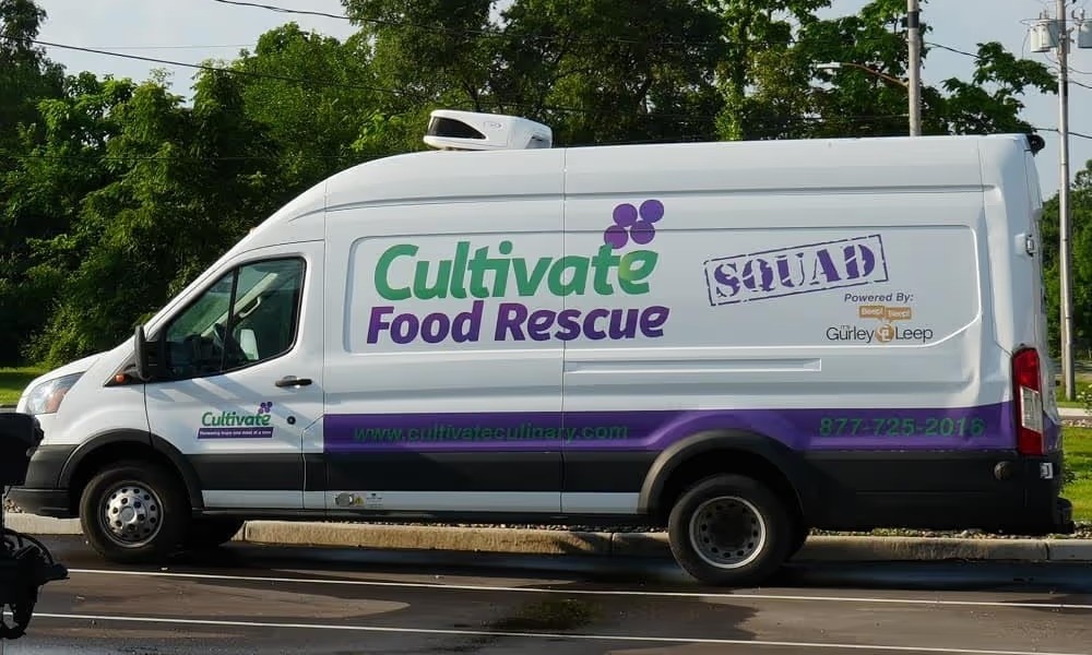 Gurley Leep Partnership with Cultivate Food Rescue
