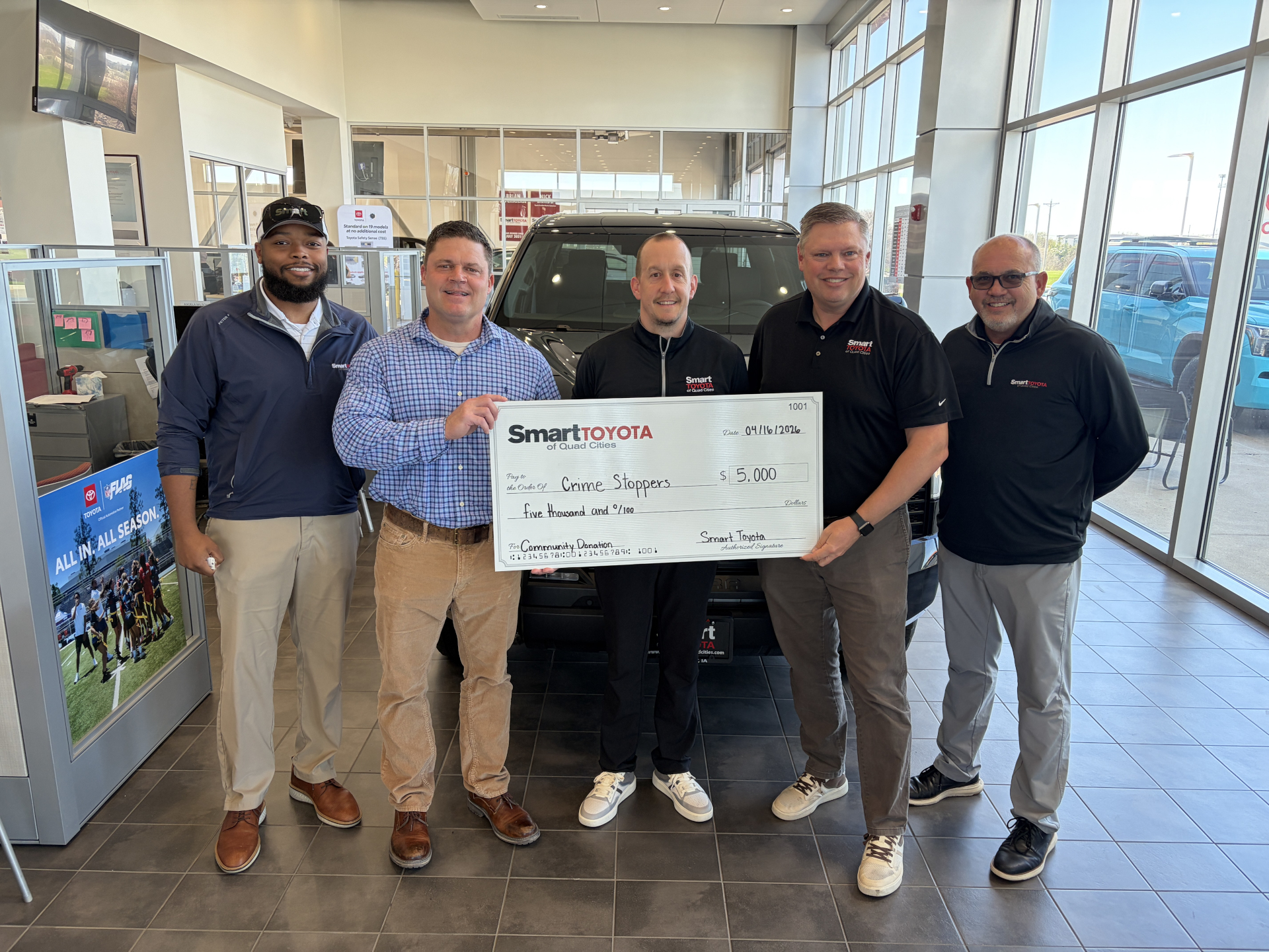 Crime Stoppers check presentation